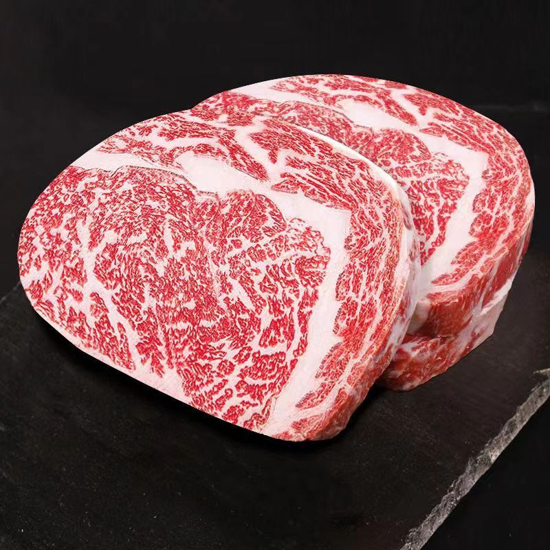 原切牛排和牛澳洲M9+眼肉芯原产地澳大利亚眼肉牛排1000g