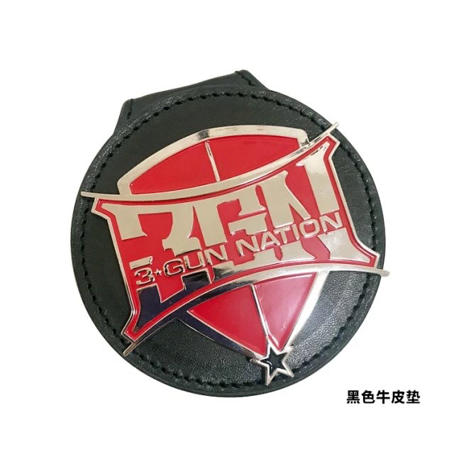3GUN NATION（三枪赛）金属主题纪念徽章 可挂可带