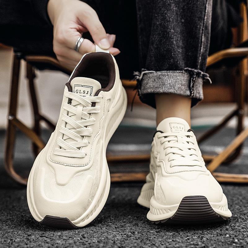 小白鞋男秋季男鞋秋冬款2024新款百搭轻便鞋男士运动休闲鞋子男款