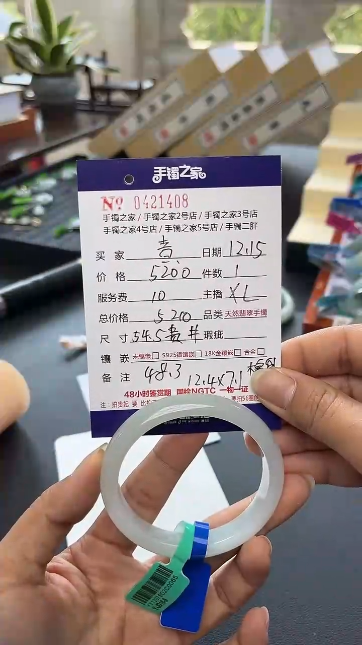 【闪购商品】翡翠手镯（贵妃镯）未镶嵌0