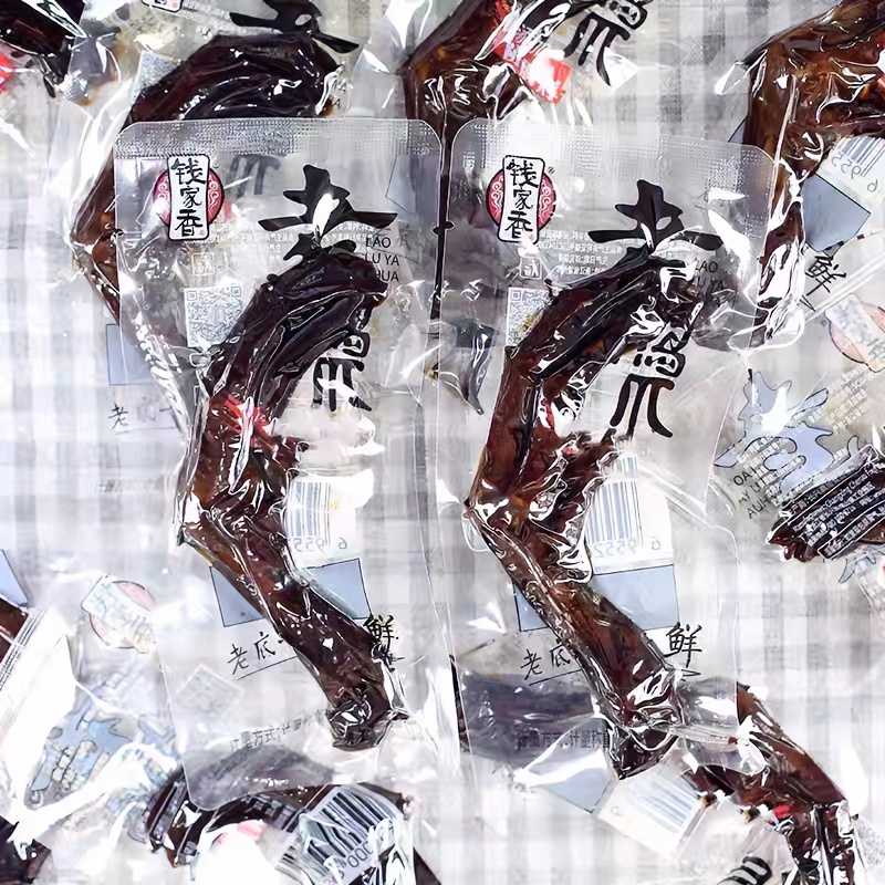 钱家香老卤鸭掌250g小包装土鸭掌卤味鸭爪办公室休闲零食小吃鸭脚