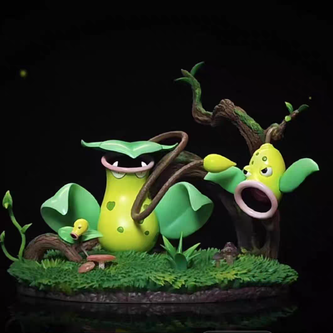 现货复刻 魔盒精灵宝可梦 大食花 手办模型雕像