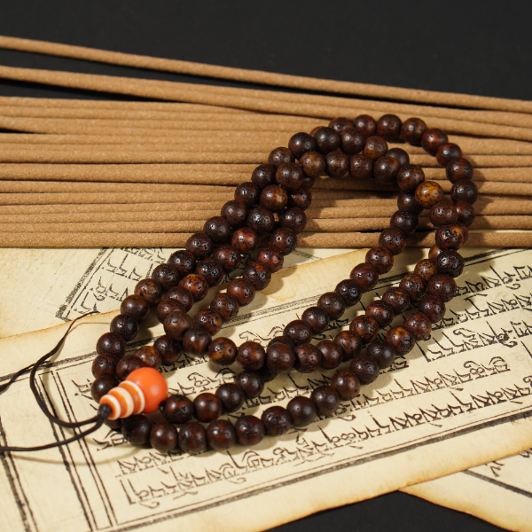 民国星月菩提念珠/LBT1705Z/古玩老串/律宝堂