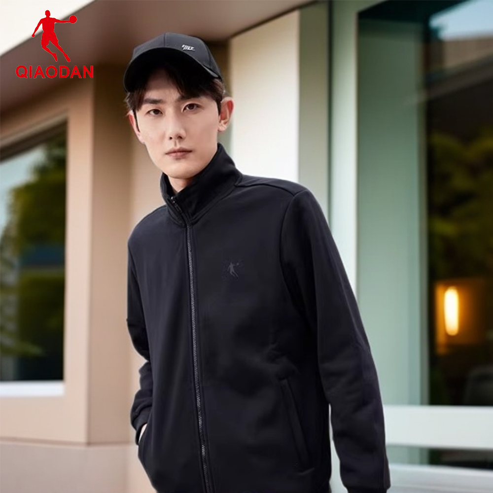 中国运动外套男新款秋冬针织卫衣开衫立领夹克X33203369