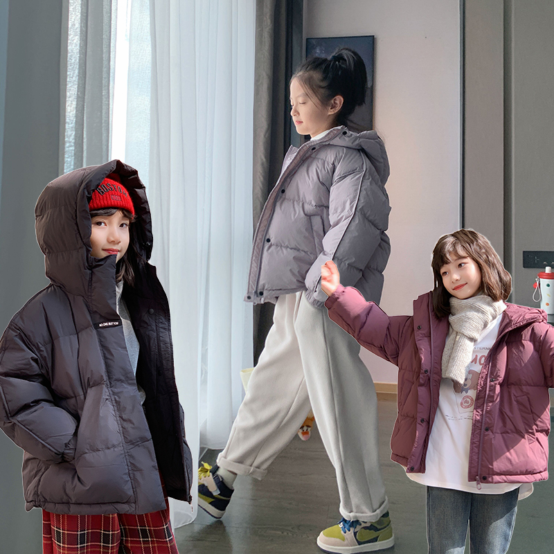 【我很暖】西西家女童白鸭绒羽绒服2024冬季儿童防水外套潮YRF211