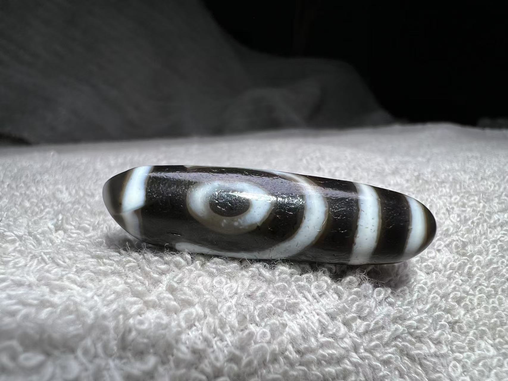 32号饰品店/如意二眼，老气秋横，仿老质感，男女锁骨颈饰（39*11mm）+