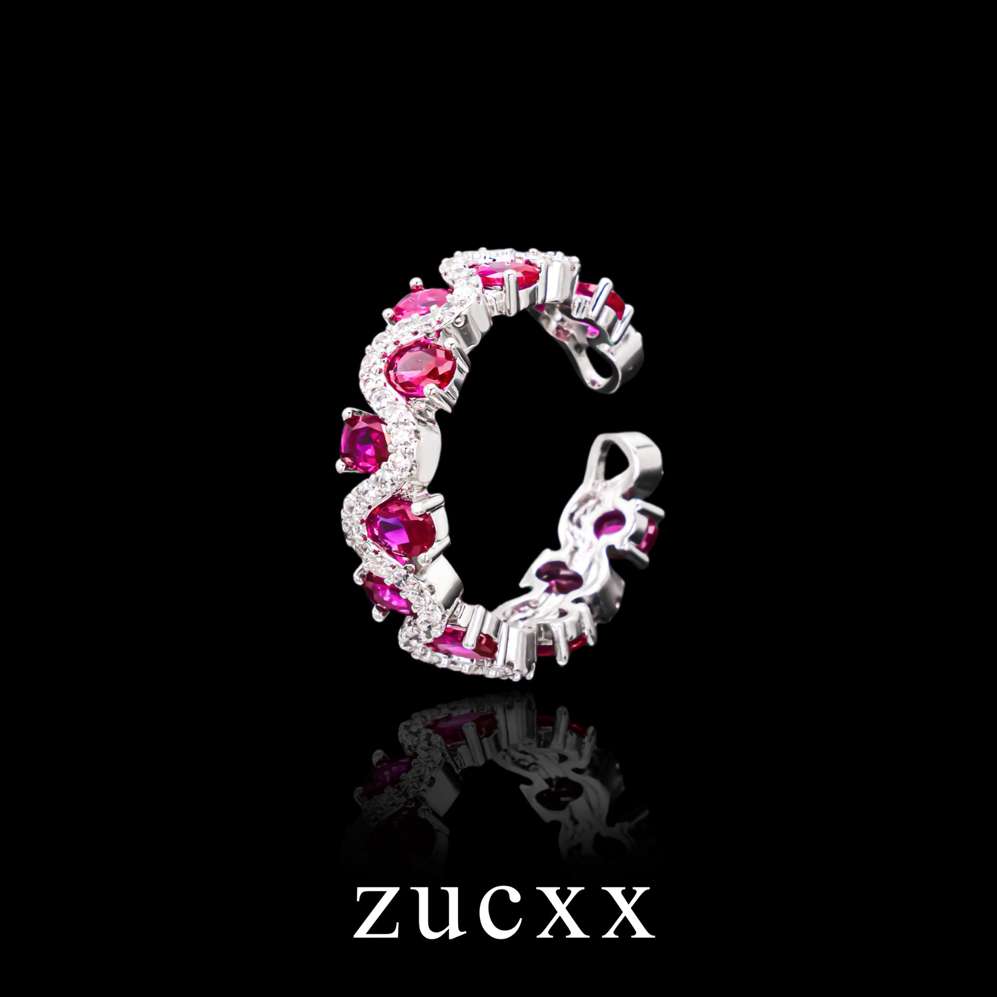 铜合金合成锆石戒指 馨儿     YS1111   银色气质复古戒指预售