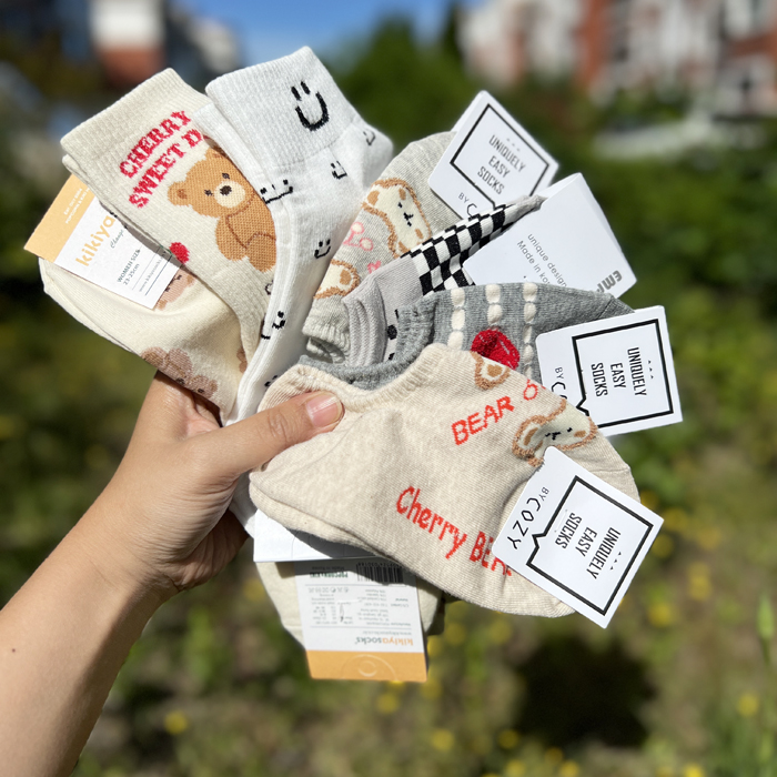 韩国东大门正品女士春夏新款透气好穿短袜船袜春夏袜子韩韵小爱