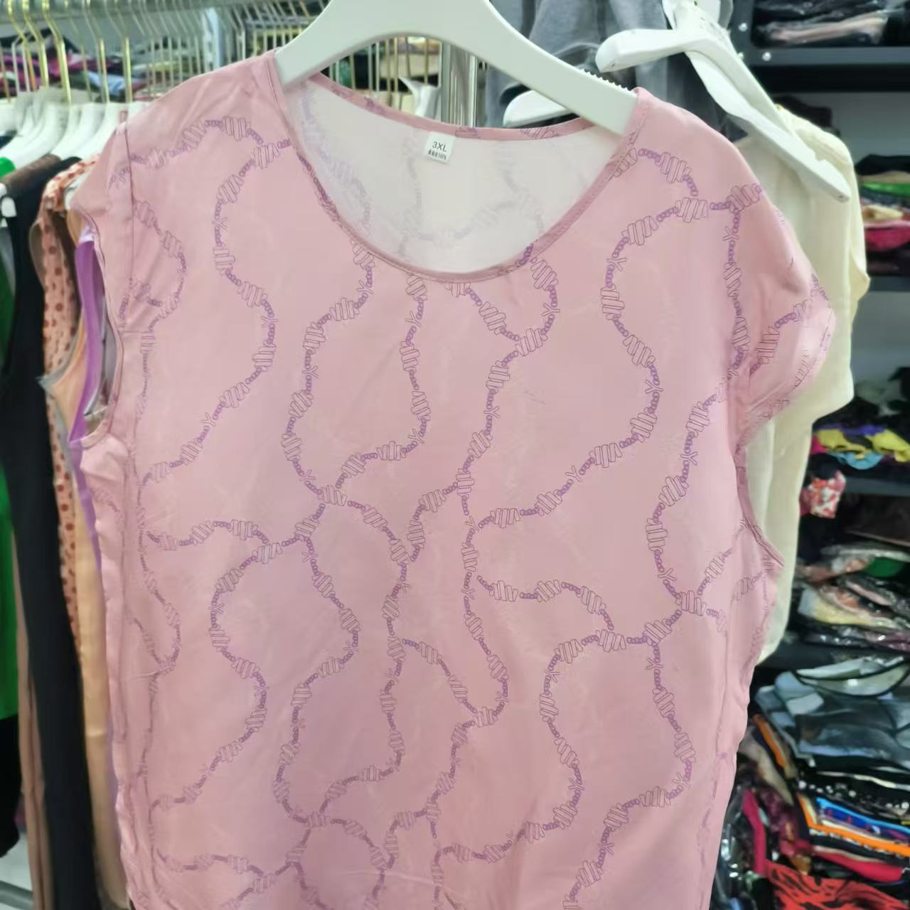 N0退NO换   瑕疵上衣桑蚕丝背心瓦片袖