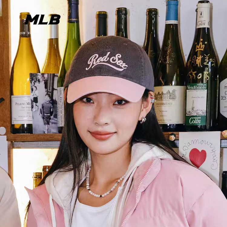 韩国MLB专柜正品帽子复古做旧棒球帽拼色刺绣百搭新款鸭舌帽CPVL7