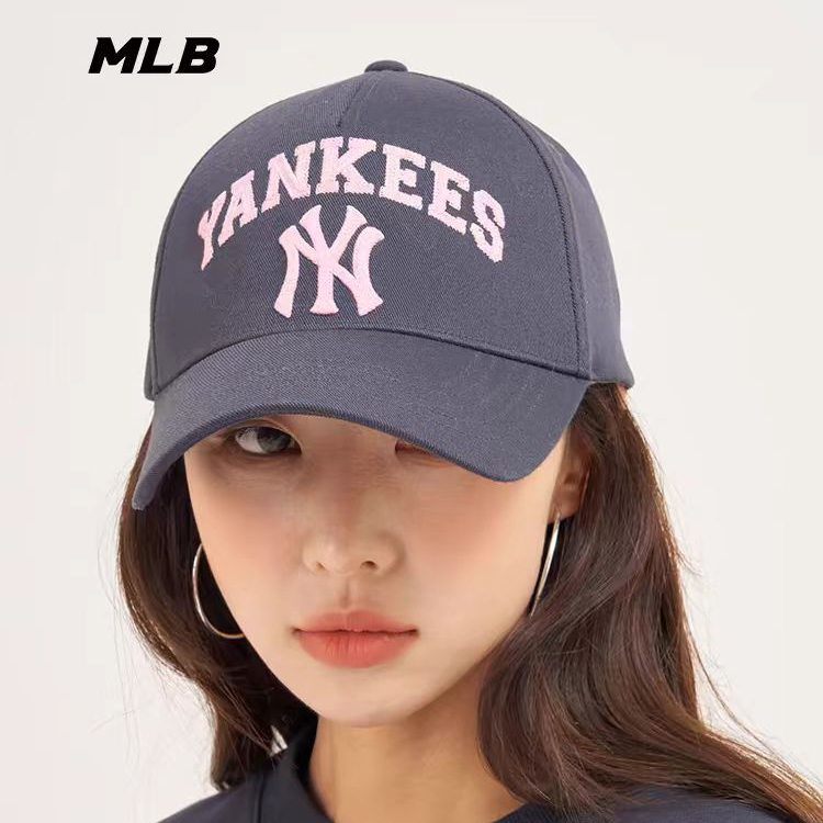  韩国MLB正品棒球帽2025新款刺绣字母百搭帽子男女同款防晒鸭舌
