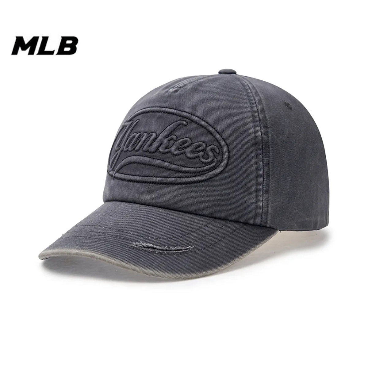 韩国MLB正品新款字母浮雕字母时尚百搭运动情侣棒球帽鸭舌帽