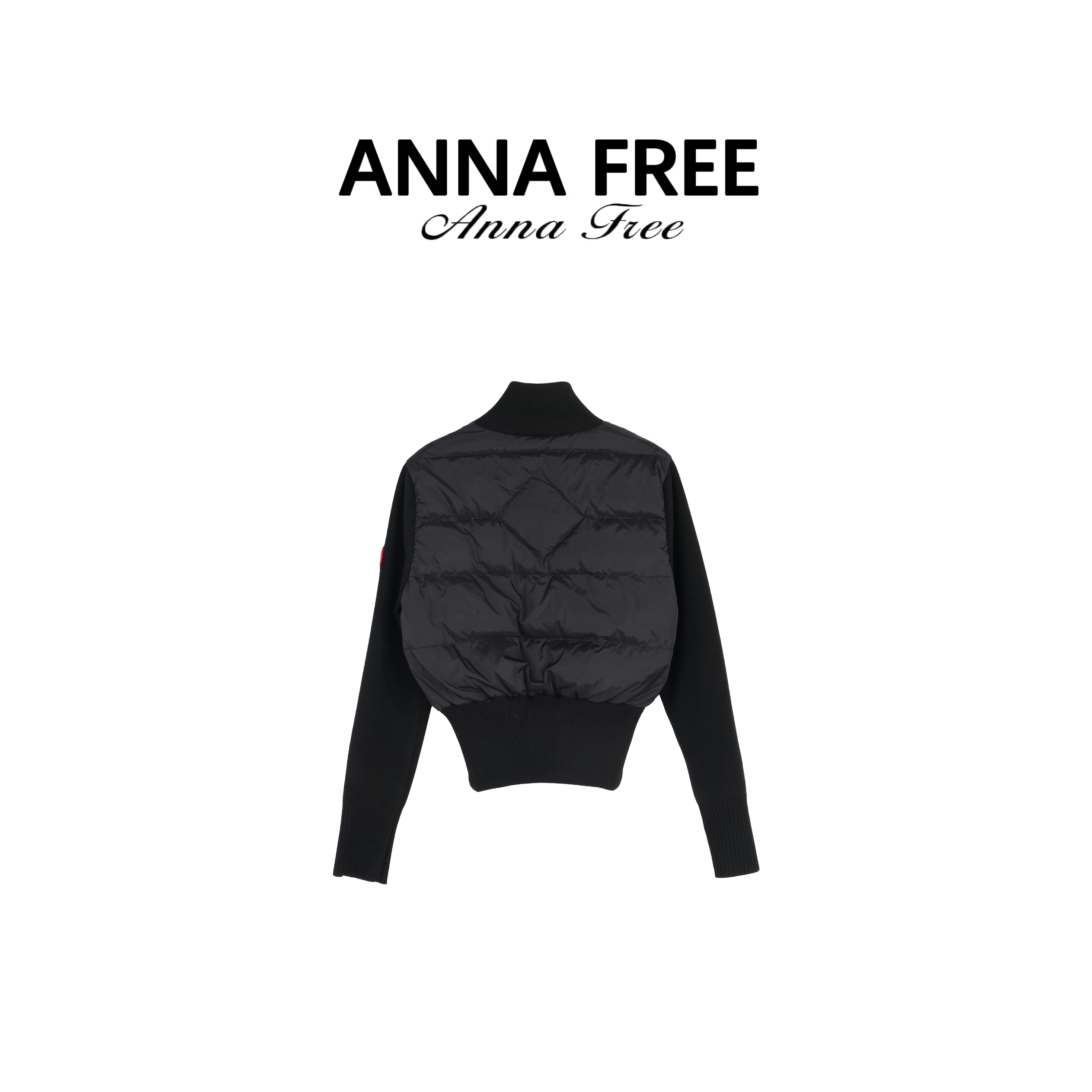ANNA FREE【缪斯】轻奢保暖小香风针织羽绒服短款外套ZCE24666