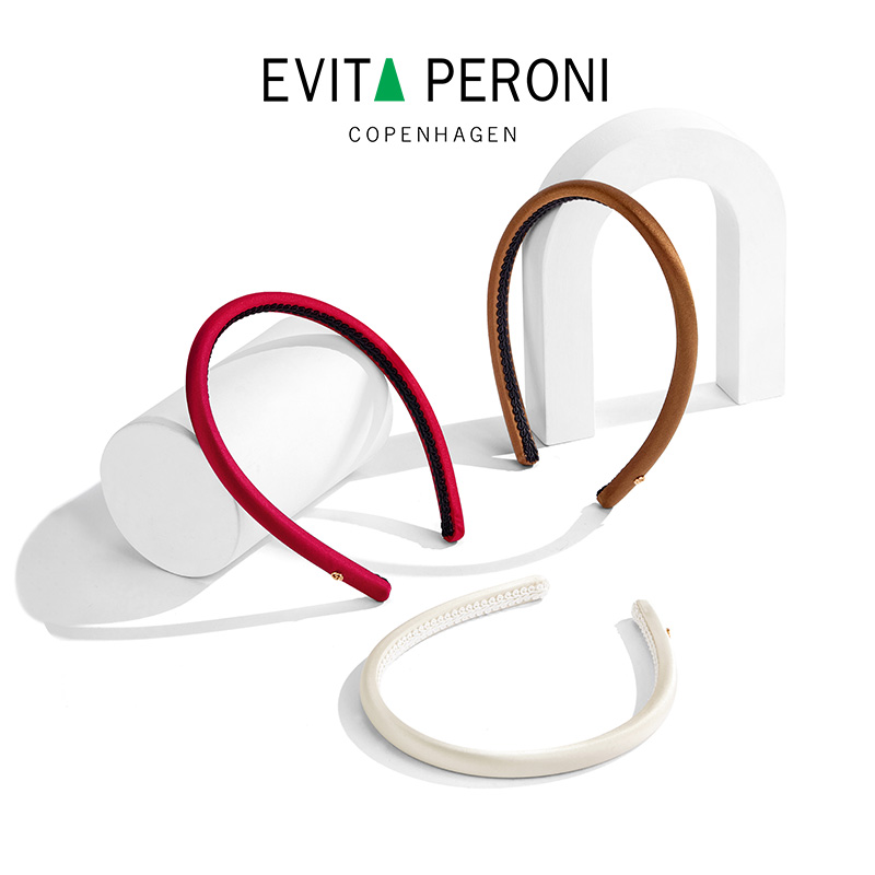 Evita Peroni/依慧达新款真丝细发箍女款高颅顶头箍简约ZB