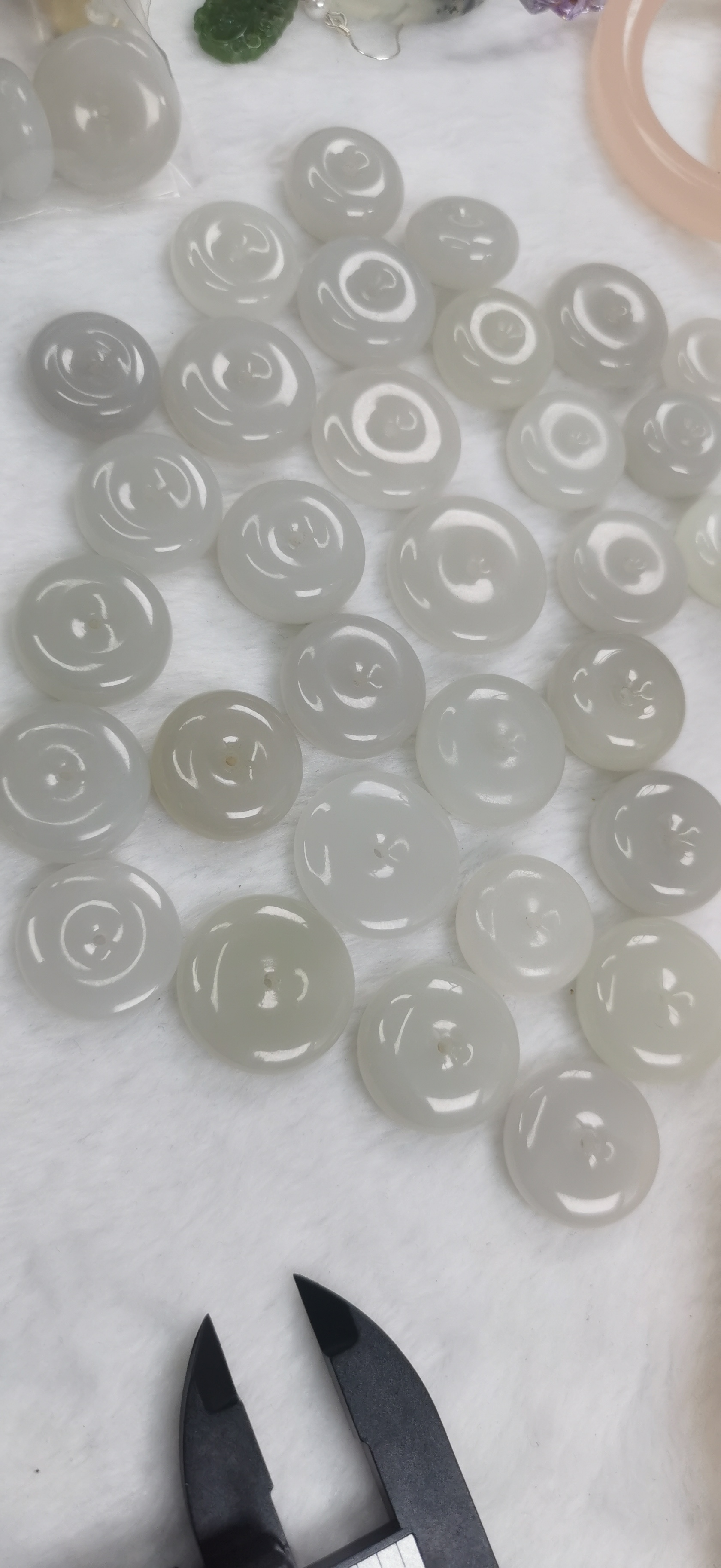 天然和田平安扣吊坠多样性发货