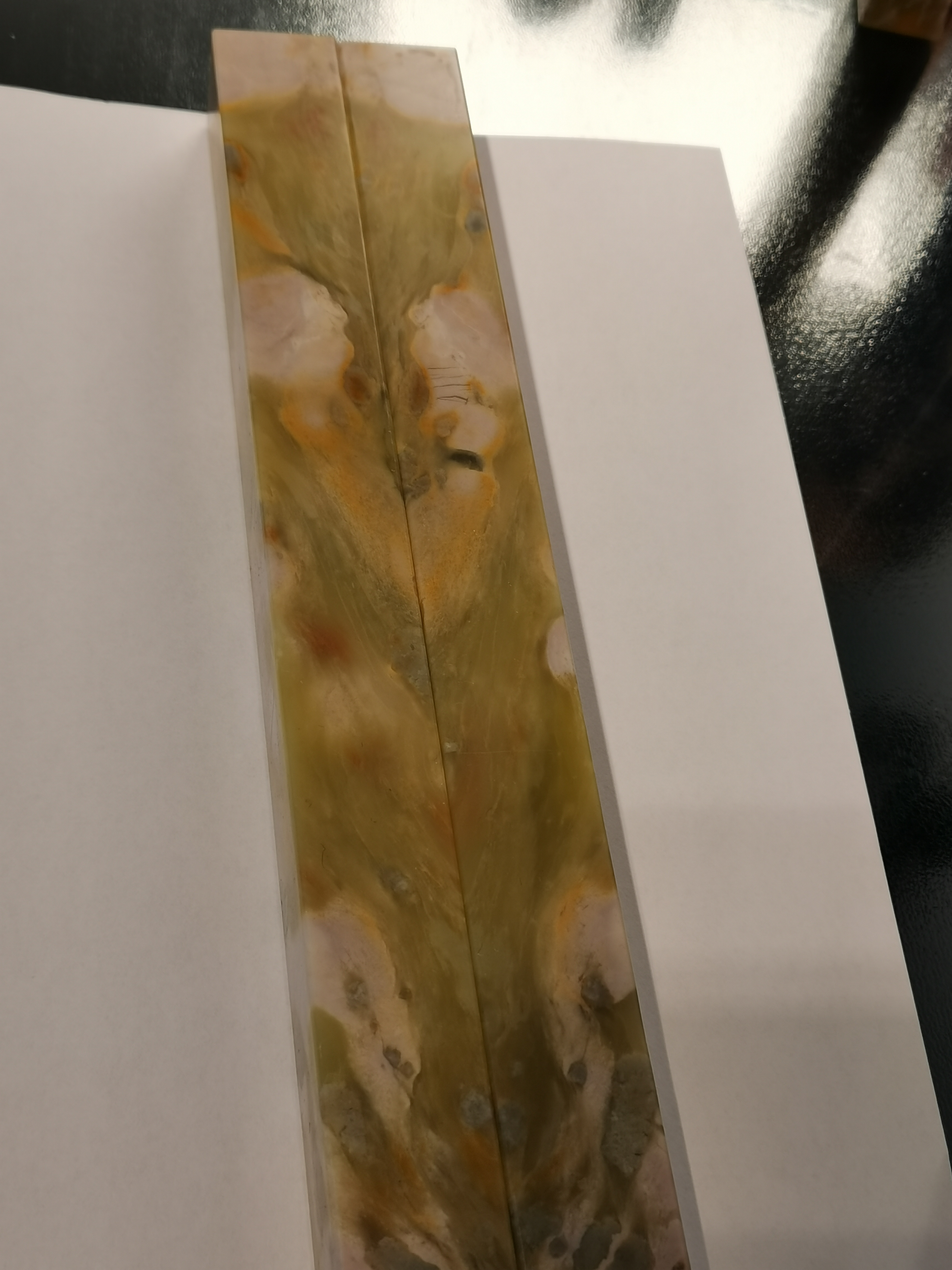 青田石镇尺对章尺寸进直播间看看