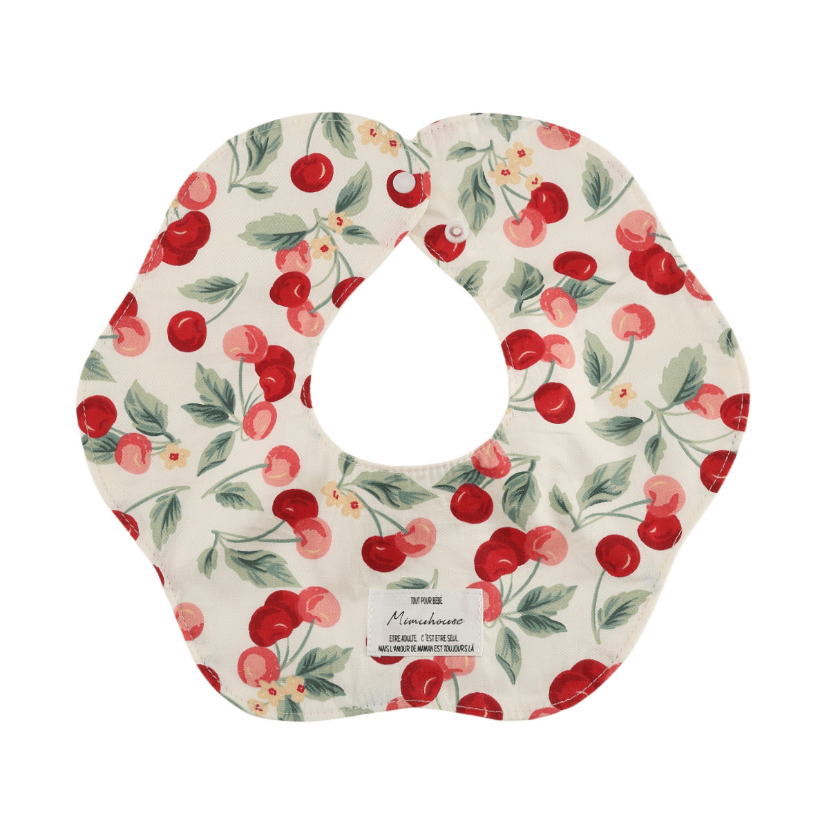 韩版防水360度可旋转A类口水巾围兜印花夏季碎花