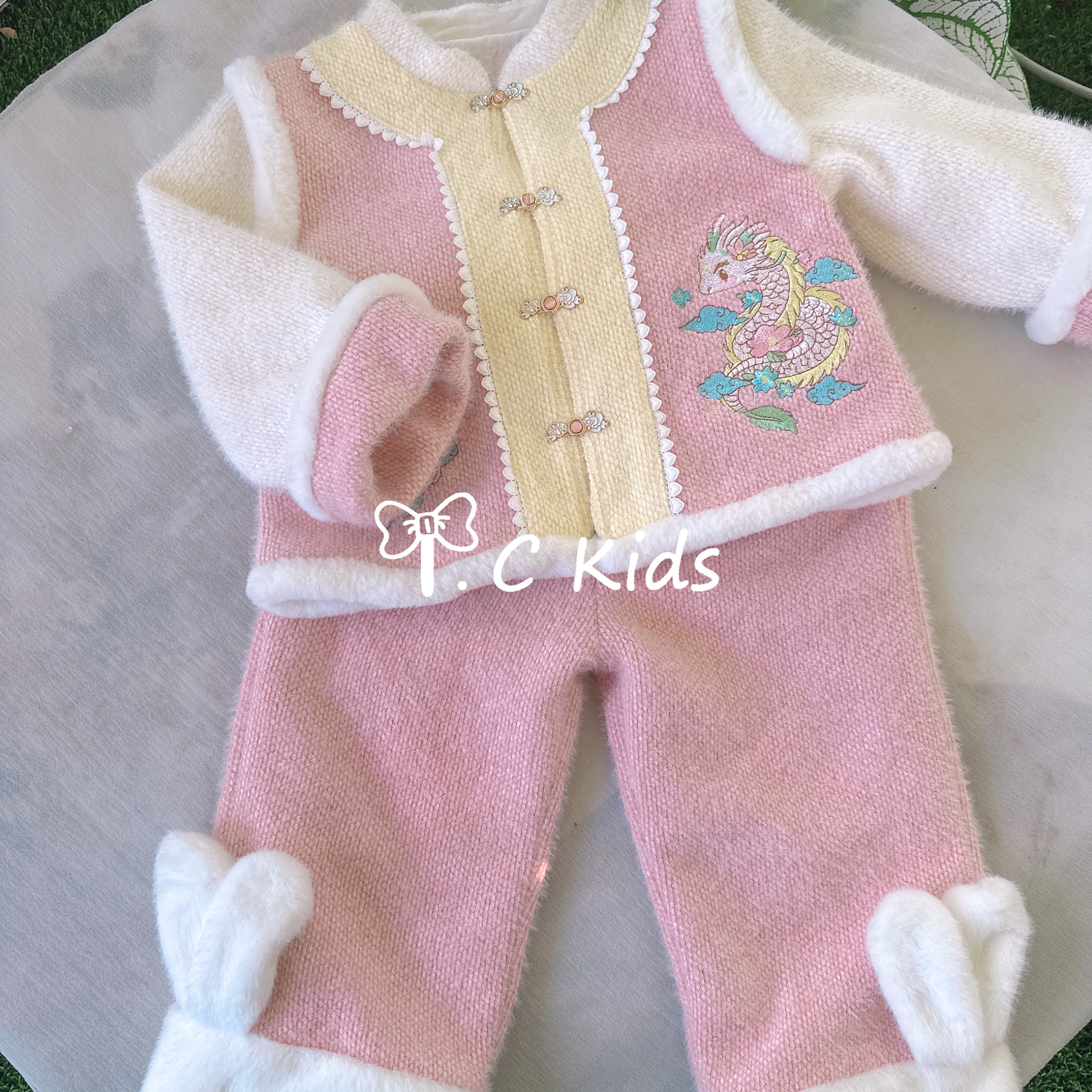 TC.KIDS# 39549 品牌女童2023秋季新款洋气套装