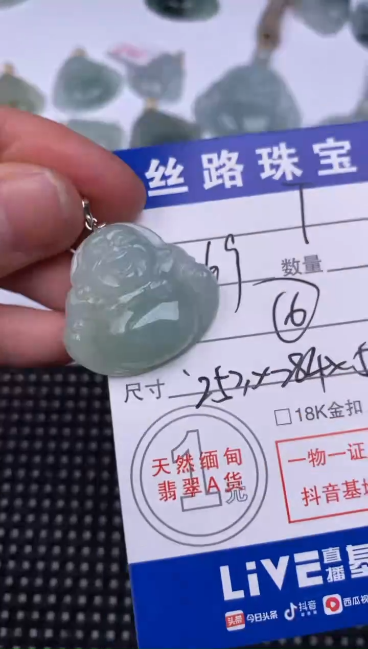 【闪购商品】翡翠颈饰未镶嵌挂件