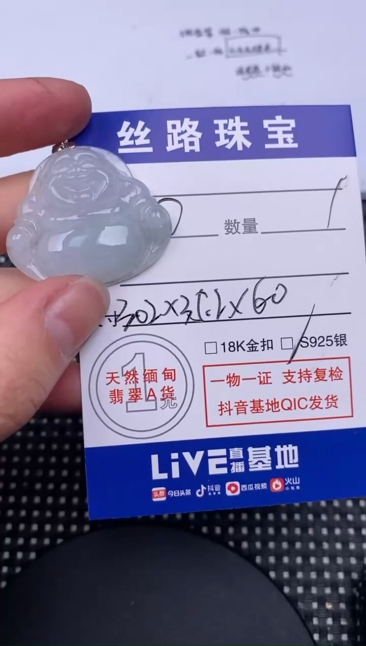 【闪购商品】翡翠颈饰未镶嵌挂件