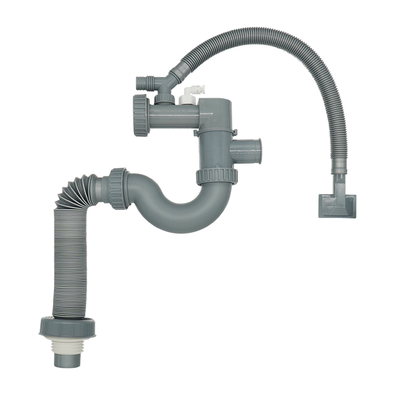 贝克巴斯垃圾处理器专用单双盆下水管多功能防返水防反味