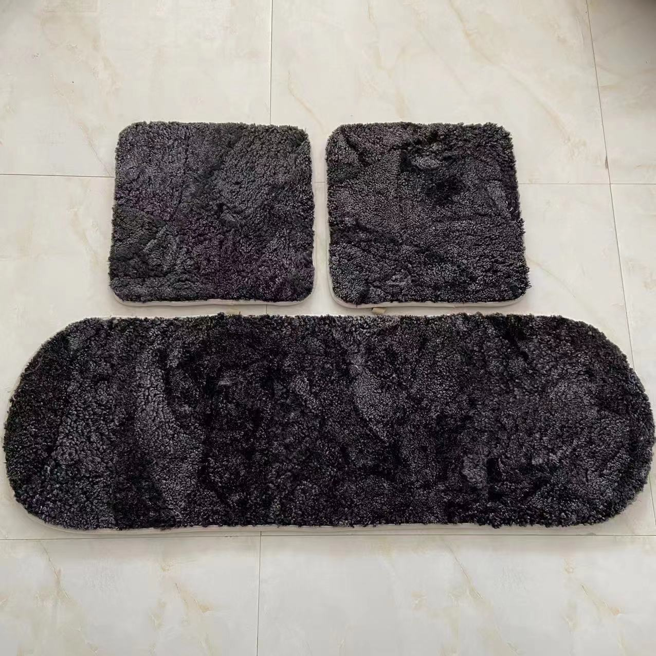 纯羊毛皮毛一体羊羔毛汽车坐垫