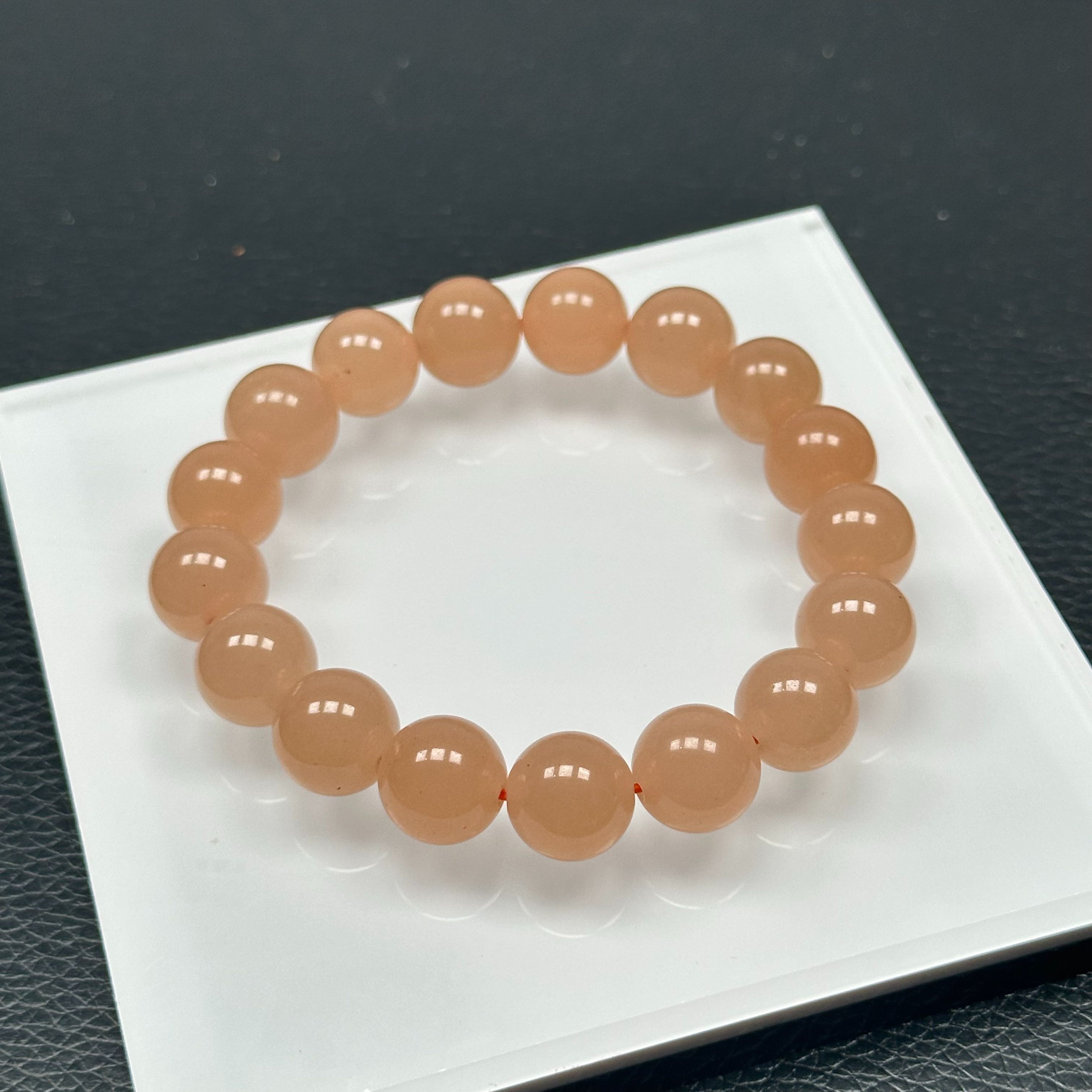 藕粉卡12m手串-A2014