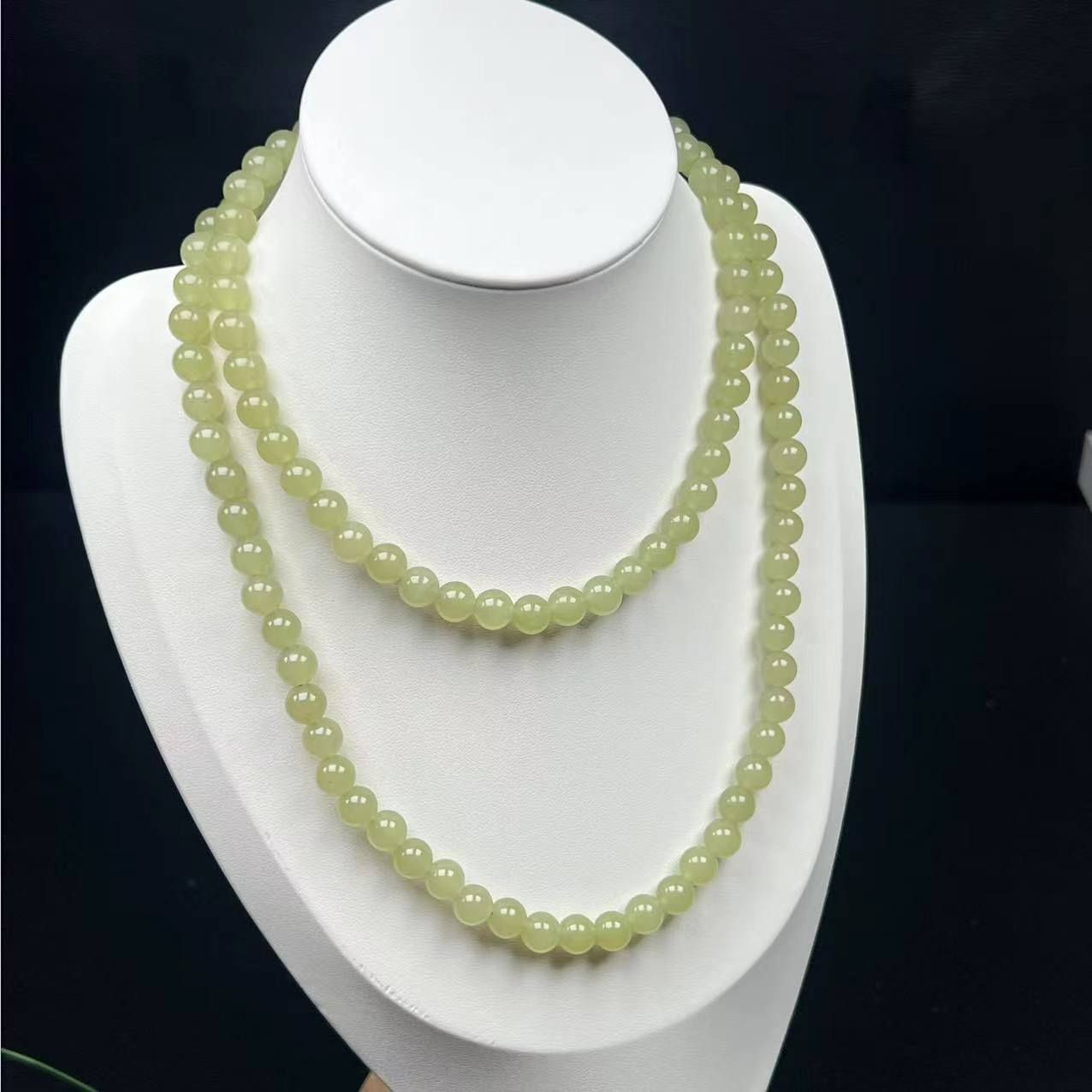 冰黄口卡8*108四圈项链-A2081