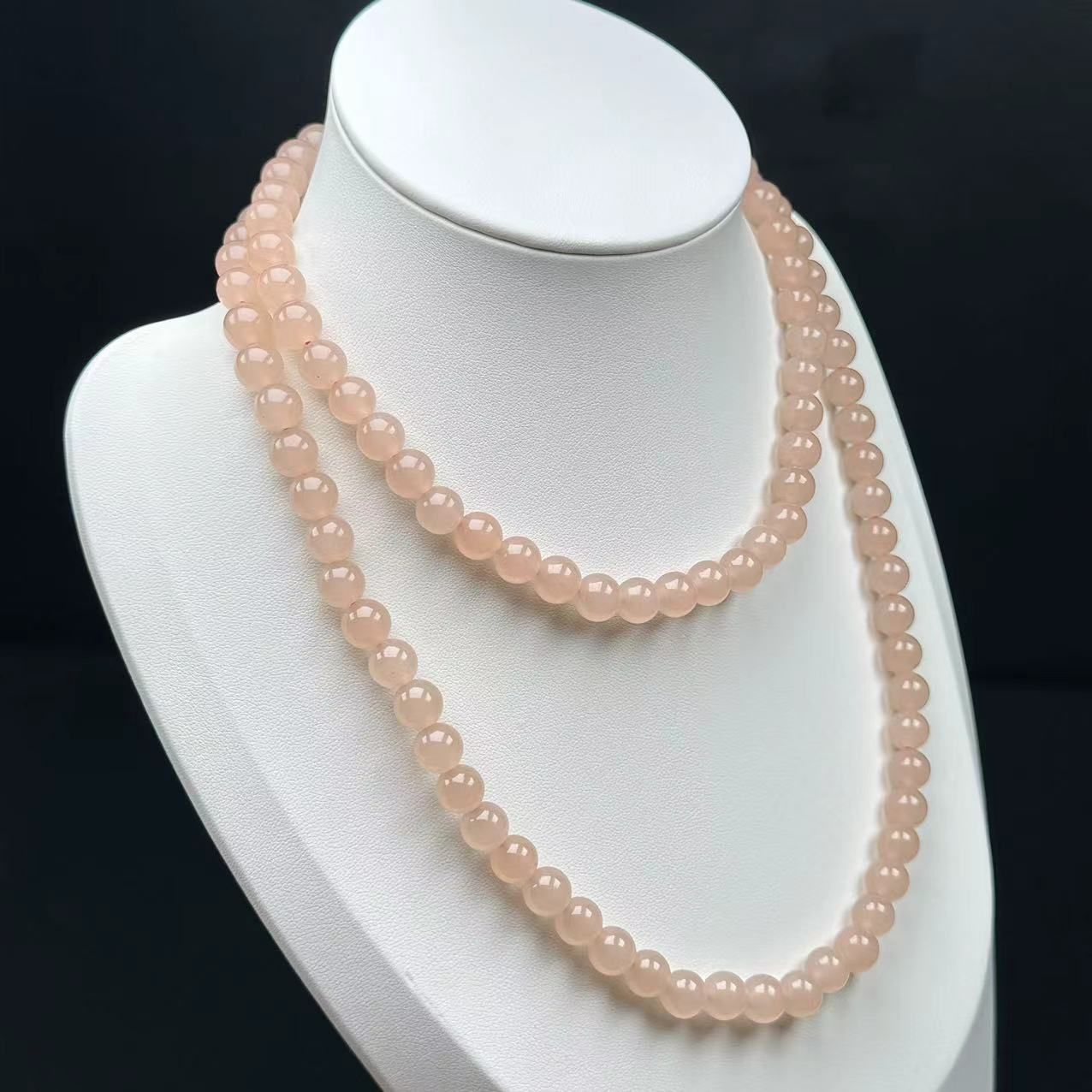 藕粉项链卡8*108四圈-A2039