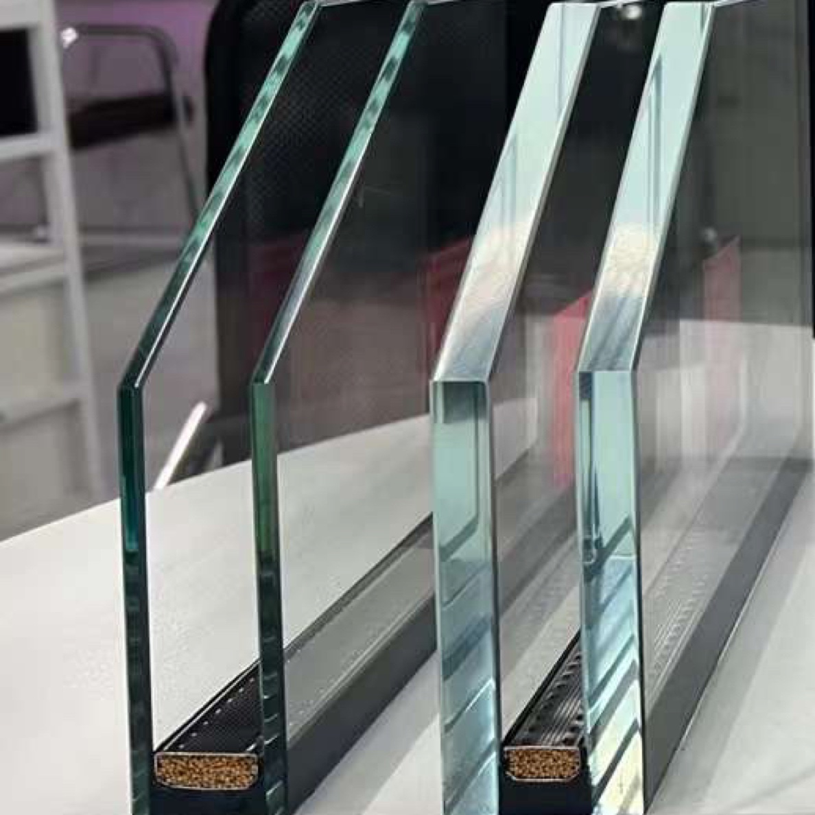 门窗展厅玻璃样角（6个）铝条黑白可备注默认黑铝尺寸：230*180mm