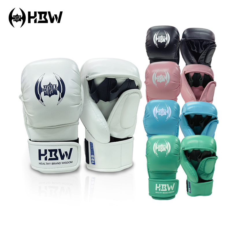 欧式泰拳MMA馒头拳套半指拳击手套加厚成人搏击散打格斗打沙袋