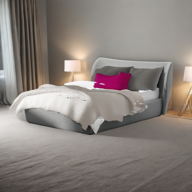 托皮卡1.6*2米欧式软包床加床垫一套/箱式储物床加床垫一套