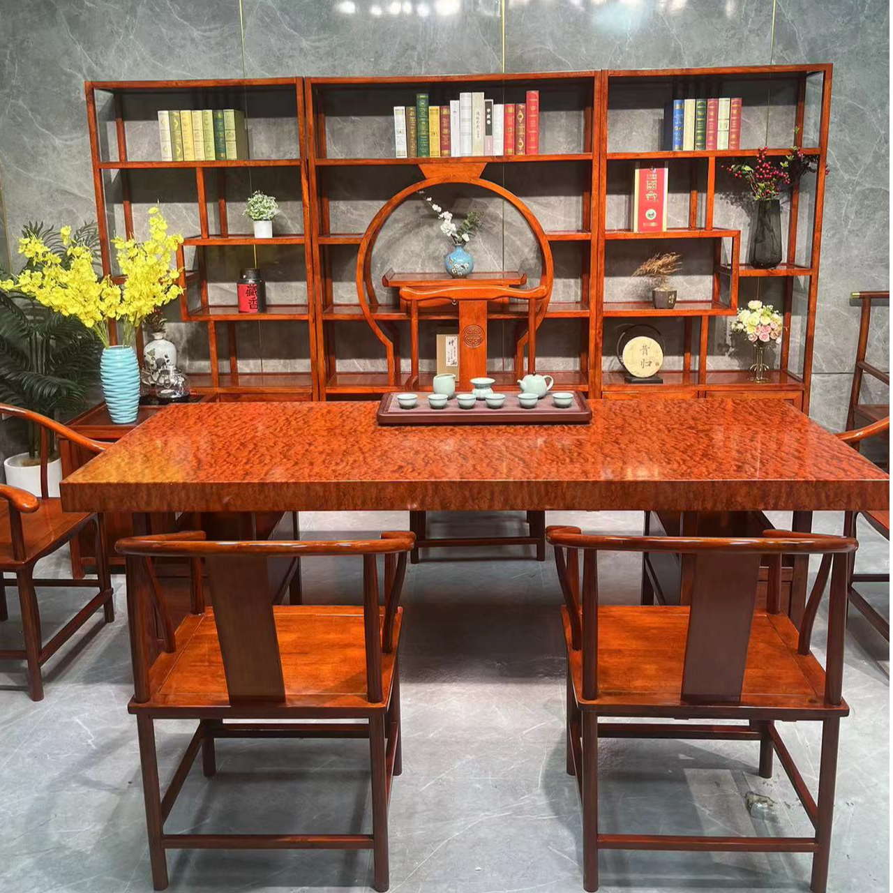 水波纹实木大板（定制链接）