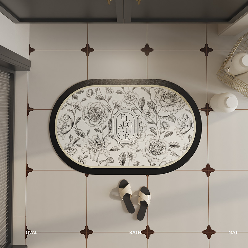 升级版浴室吸水垫家用厕所卫生间进门门口速干防滑脚垫子洗手间