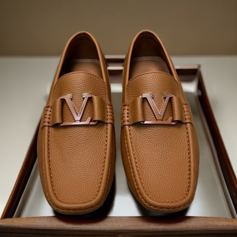 豆豆鞋男鞋时尚透气真皮驾车鞋平底牛皮马衔扣单鞋乐福鞋懒人鞋