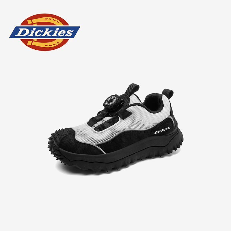 Dickies2025新款男童户外旋转纽扣休闲流光风百搭鞋舒适运动鞋