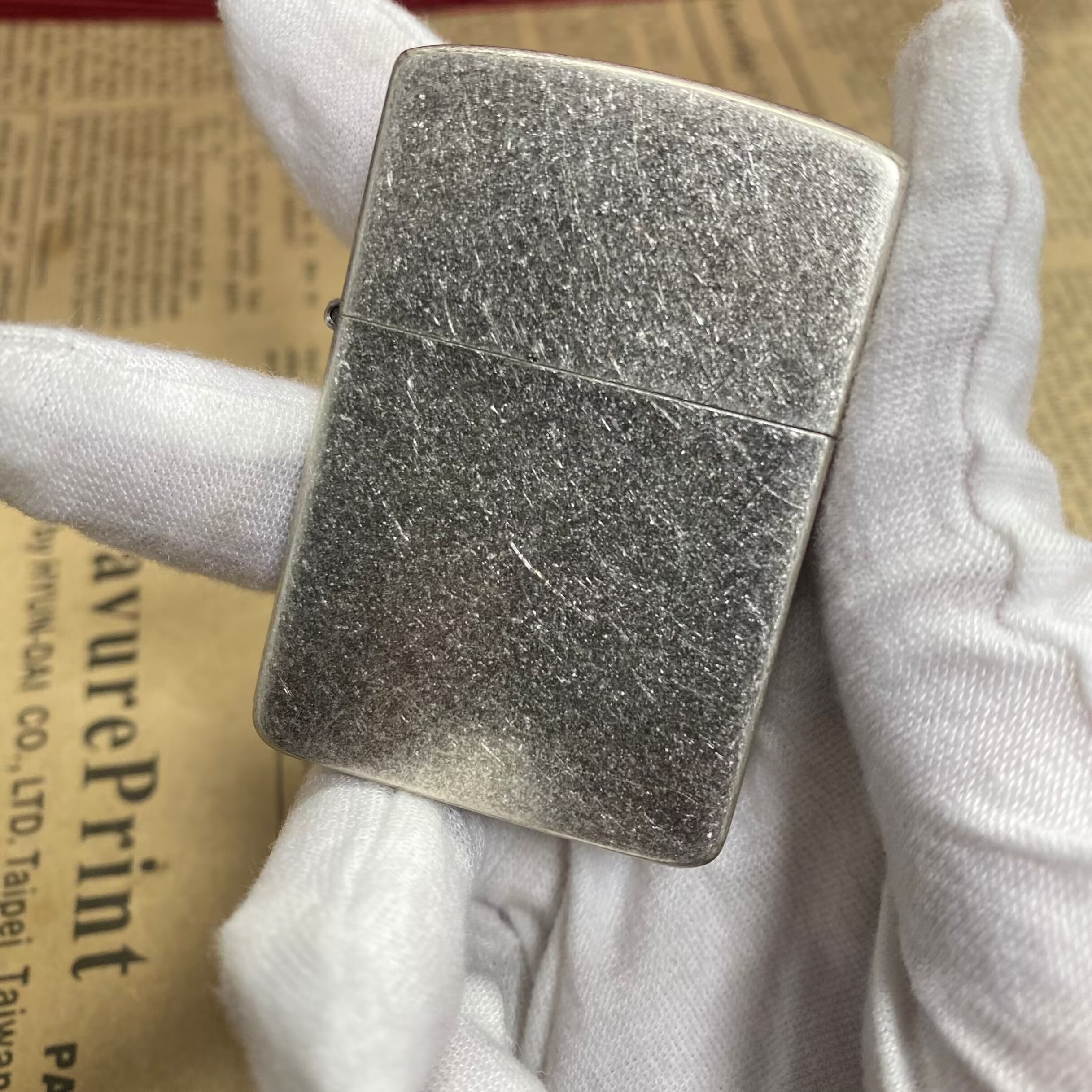 ZORRO佐罗巴雷特910古银打火机光板耐磨diy雕刻正品经典平开