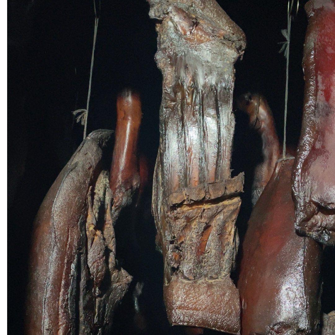 老腊肉【现场称重】农家柴火烟熏土腊肉