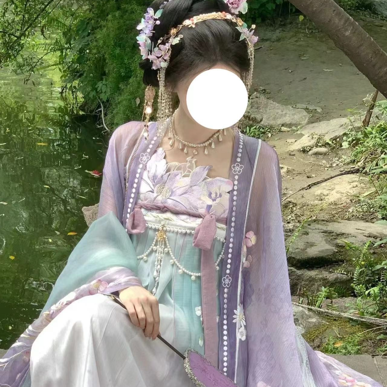 汉服汉元素齐胸古风仙气日常中国风个别瑕疵No退介意勿拍直播链接