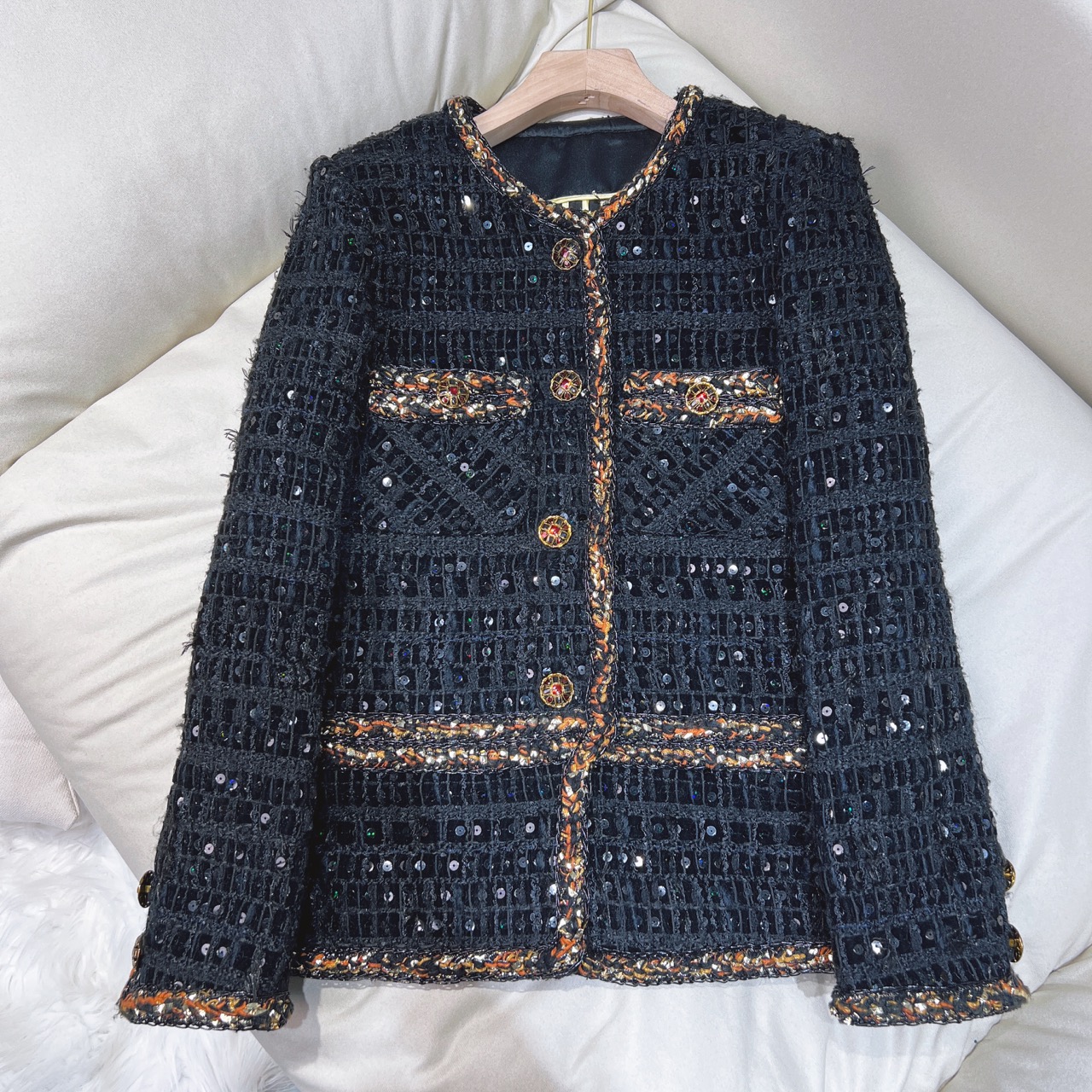 【暗夜女王】小香风外套 70216