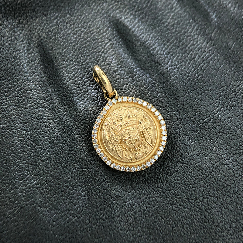 【举石臻选】TA09-1620-201钻石吊坠18k（一件/约12*2mm）H