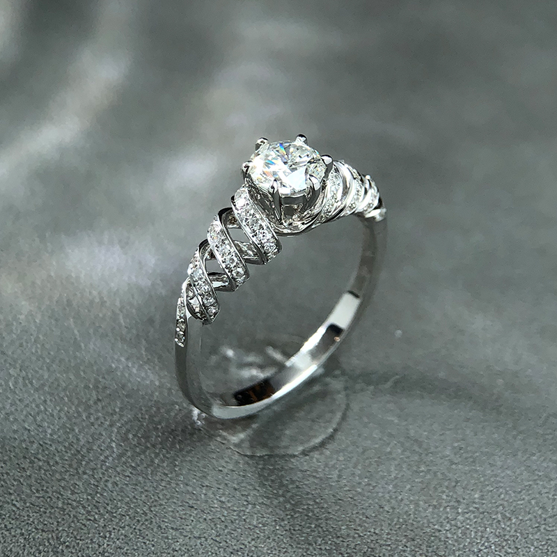 【举石臻选】TA07-1620-192钻石戒指18k（一件）H