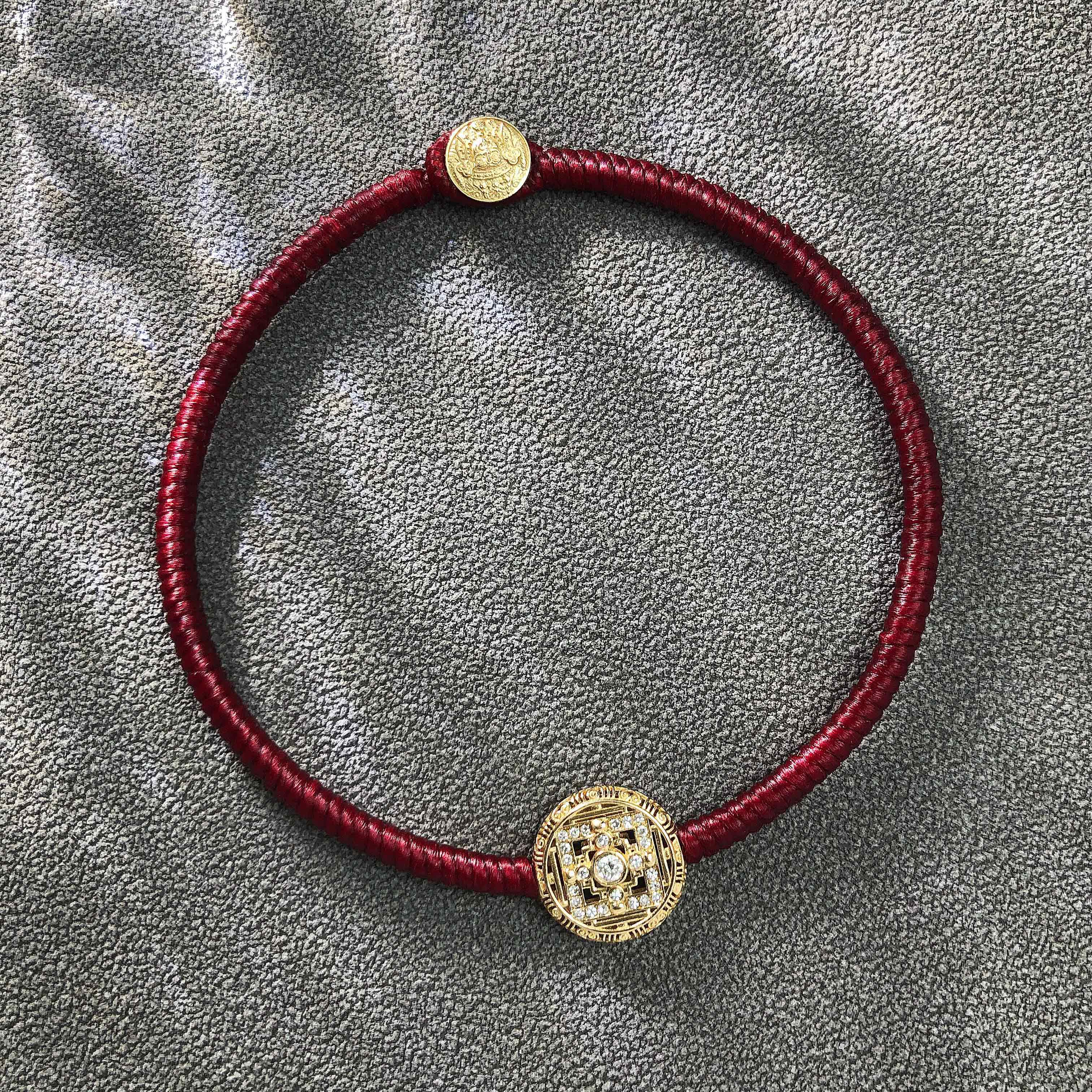 【举石臻选】TA10-1620-409钻石手绳18k（一件/自选）R