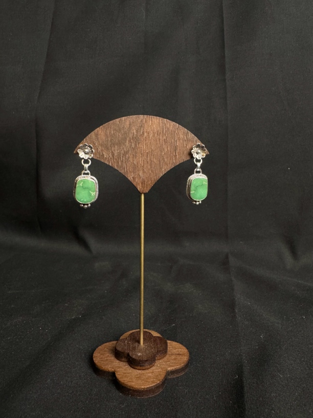 925银耳饰 印度 拉达克 进口925纯银 耳坠