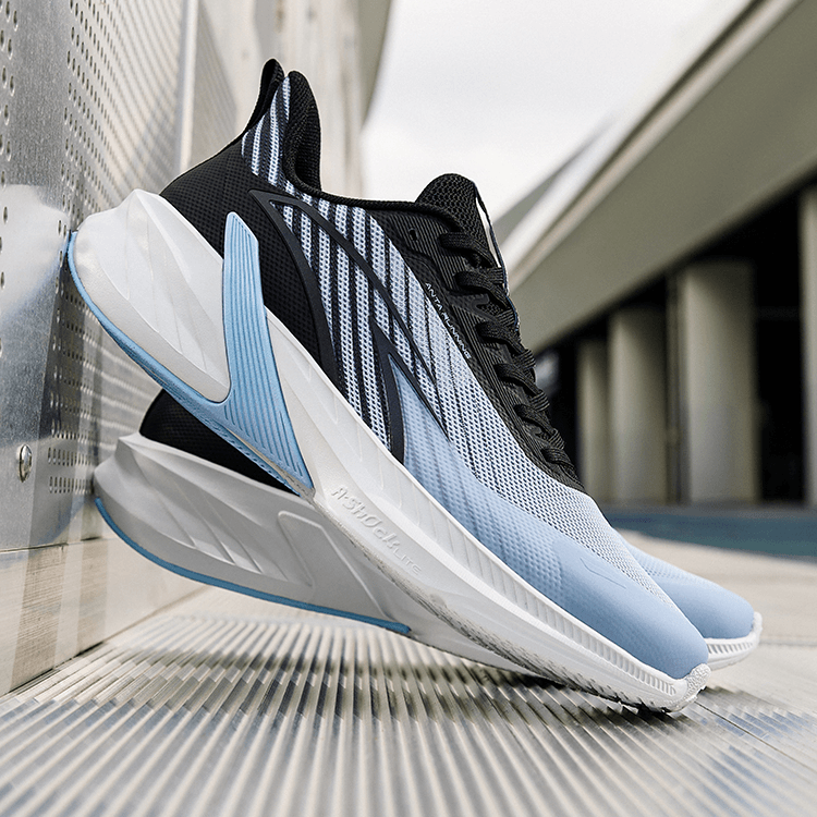 安踏城际跑步鞋男款网面透气专业缓震轻质中考体测跑鞋112435548