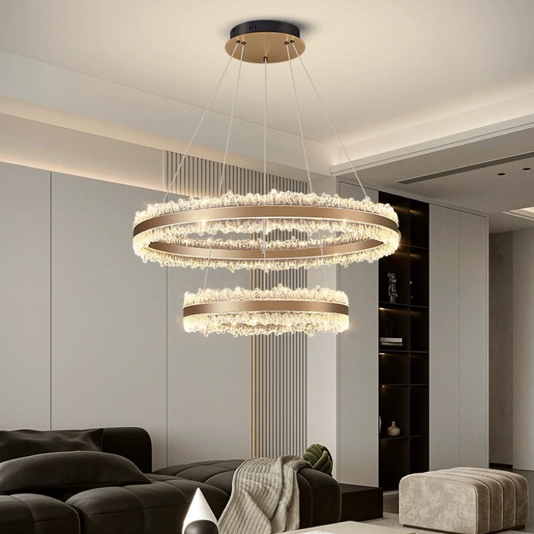 意式极简客厅吊灯轻奢大气高端现代简约餐厅卧室套餐2024新款灯具