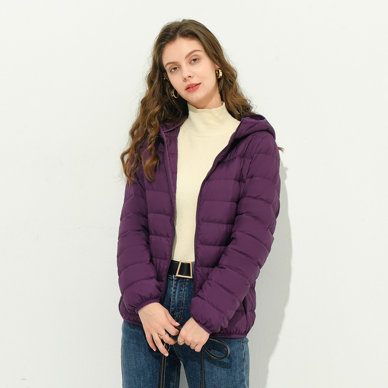 波司澄轻薄羽绒服女款高端女90白鸭绒服女2023新款批发时尚冬季短
