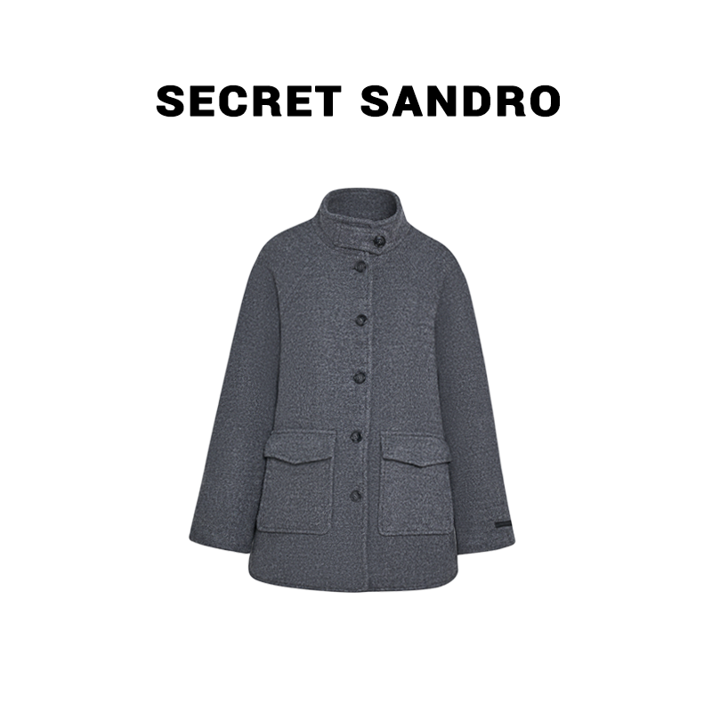 【格雷系二代】【多娜&Secret Sandro粉丝专享】毛呢外套 D84290083N