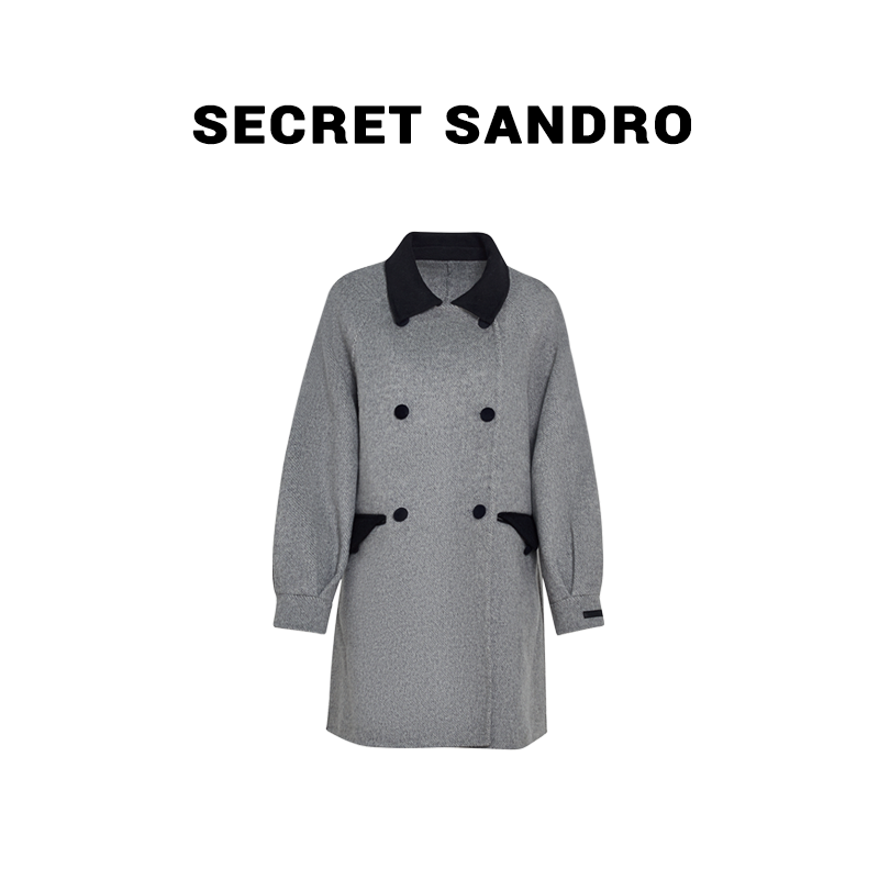 【新款赫本】【多娜&Secret Sandro粉丝专享】毛呢大衣 V84200173N
