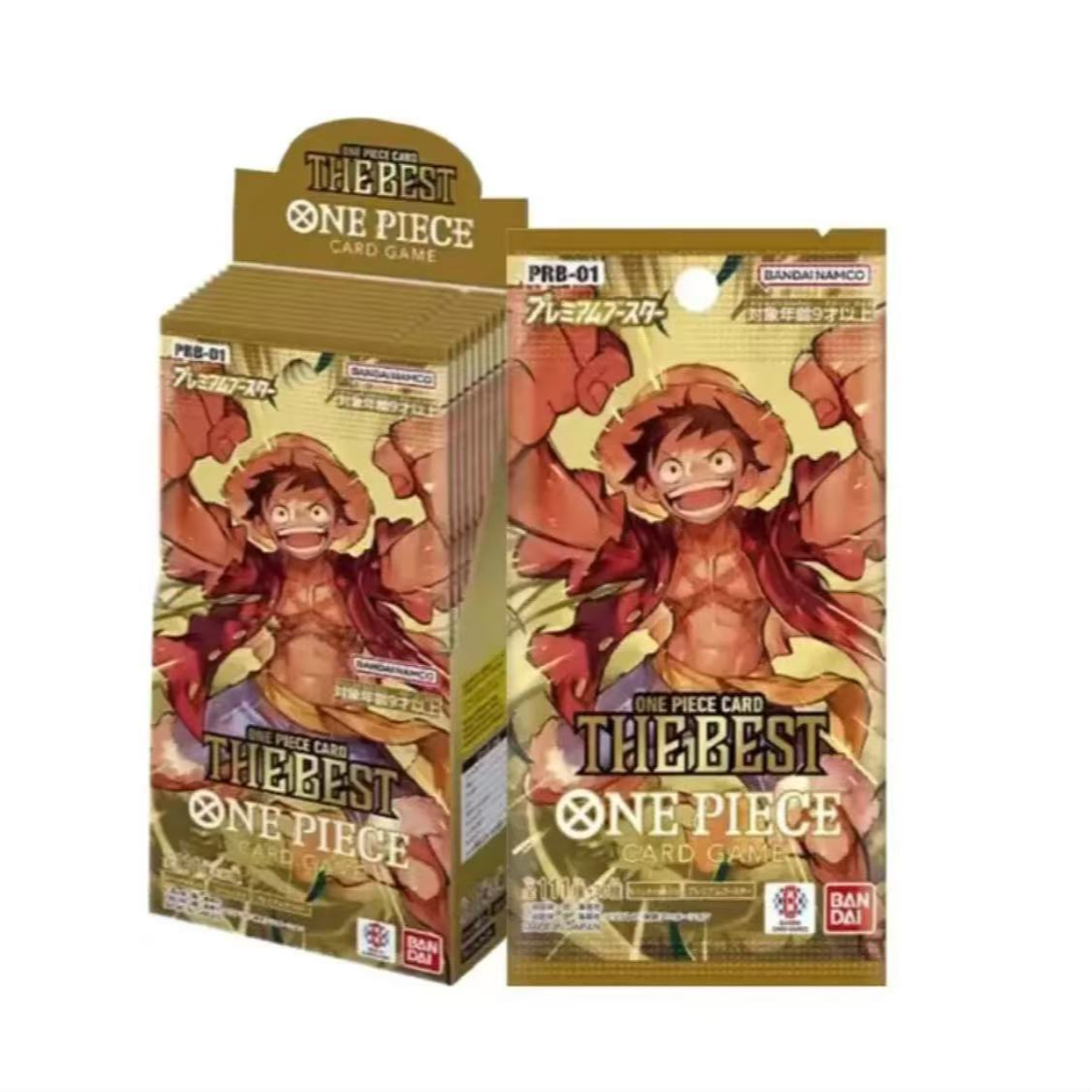 日版 原箱散包  海贼王 PRB01黄金盒 对战卡牌卡片（默认代拆）